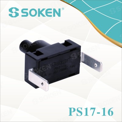 按钮开关-[SOKEN]PS17-16按钮开关制造商 适用吸尘器等图2