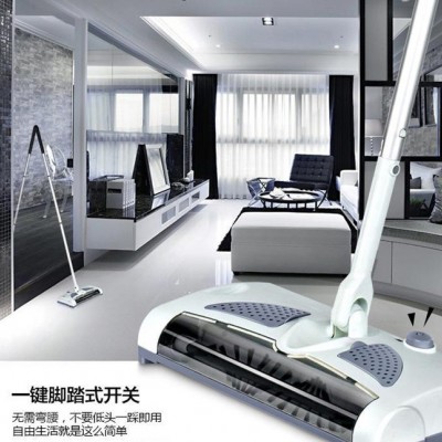 扫拖一体拖把 无线手推扫地机 家用电动拖地机吸尘器  礼品定图2