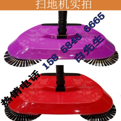扫地机手推式家用吸尘器塑料扫把簸箕套装组合懒人扫地神器扫拖一体图5
