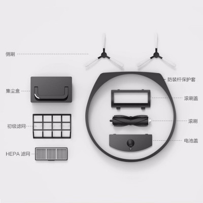 2018新款ZEBOT智能扫地机器人家用全自动多功能吸尘器OEM厂家图6