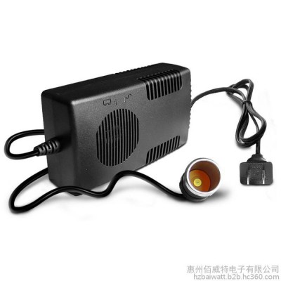 佰威特220V转12V转换器车载吸尘器打气泵洗车机冰箱家用电源180W图2