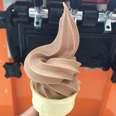 南沙景区全自动冰淇淋制冰机旭众立式三色冰淇淋机器**图2