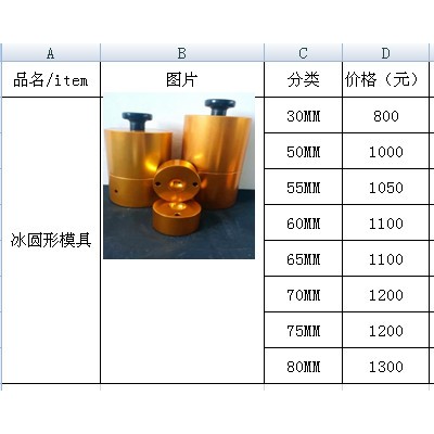 **，冰模设备 镀金快速制作冰模具，制冰机器图2
