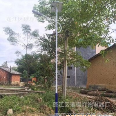璀璨厂家供应各种规格太阳能路灯 新农村建设太阳能路灯 定制厂区别墅照明太阳能LED道路灯