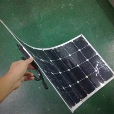 50w太阳能软性板 中德太阳能透明软性板生产商 滴胶板供应