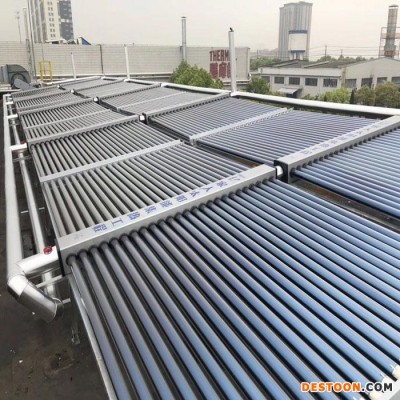 亿家人 大型太阳能热水器工程 平板太阳能集热器厂家 全玻璃真空太阳能集热管