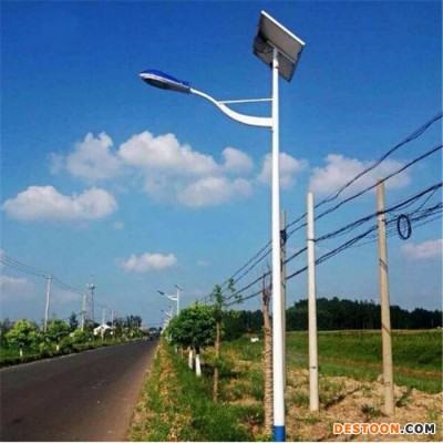 奥克森照明-沧州led太阳能照明灯直销 100w太阳能照明灯 6米农村太阳能照明灯 欢迎咨询