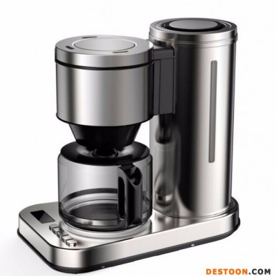 供应9947家用电动滴漏式不锈钢咖啡机 美式家须知咖啡壶保温 厨房家用小电器 咖啡器