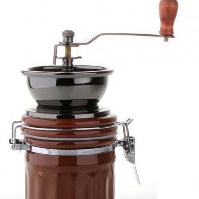 陶瓷手动 磨粉机家用小型 钢芯 手摇 磨豆机 咖啡 电动咖啡机配套