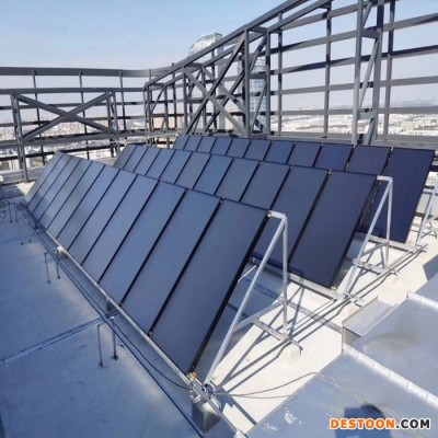 亿家人太阳板热水器 大型太阳能集热板 平板型太阳能热水器
