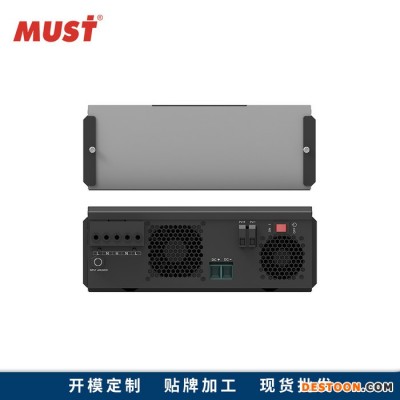 3KW混合太阳能逆变器 24V转220V离网高频逆变器 MUST美世乐太阳能储能逆变器