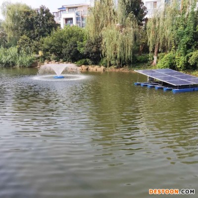 绿博斯LBSSUN-PQ 太阳能喷泉曝气机  河道景观喷泉曝气机  光伏曝气增氧机   太阳能曝气机    喷泉曝气机