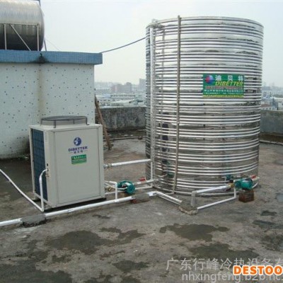 迪贝特空气能高温式热泵热水器DBT-HRB-9R1工业屠宰场电镀厂皮革厂药材烘干化工厂高温水洗涤场所的必要选择