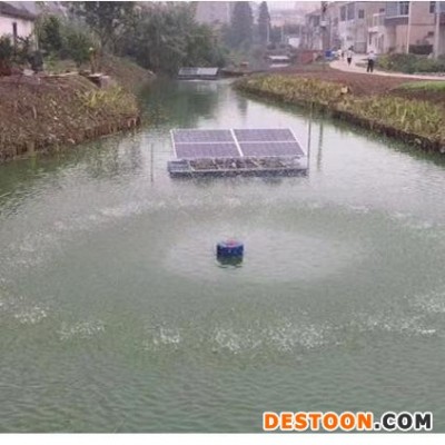 RSUN-PQ750 太阳能喷泉曝气机 河道治理增氧机**图1