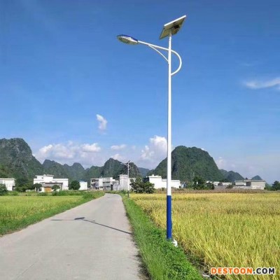 普米瑞002 太阳能路灯6米60W海螺臂太阳能路灯