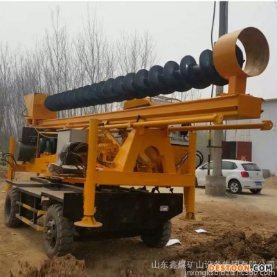 专业生产打桩机 液压太阳能履带打桩机【质量好 速度快】
