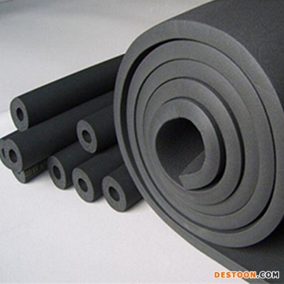 生产 橡塑保温管 空调太阳能橡塑管 贴面复合橡塑管