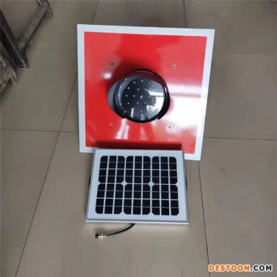 铁路轨道太阳能车挡表示器红色信号灯太阳能土挡灯LED信号灯价格