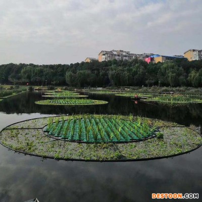 江苏如克环保RSUN 污染水域专用太阳能生态浮岛