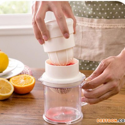 手动榨汁器 橙子西瓜柠檬水果蔬菜组合式塑料榨汁机 广告赠品
