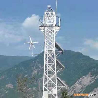 钢结构厂家供应 新型多功能监控塔_太阳能监控塔_视频监控塔