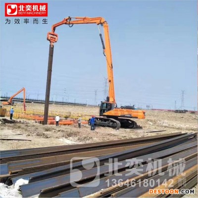 挖掘震动锤机 光伏太阳能发电打桩机价格 振动式拔桩机 桥梁桩机价格 水泥柱打桩机