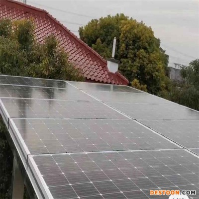 光伏组件 太阳能发电系统 屋顶光伏发电站 10千瓦并网系统