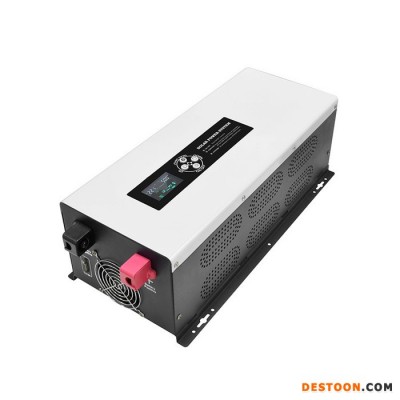 供应太阳能风能逆变器 2000W纯正波逆变器12v变220v 蓝色白色卧式逆变器