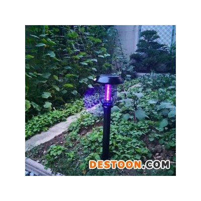 尚科 户外太阳能灭蚊灯 灭蚊器杀虫器 紫光灭蚊灯 草坪庭院小区灭虫捕蚊器