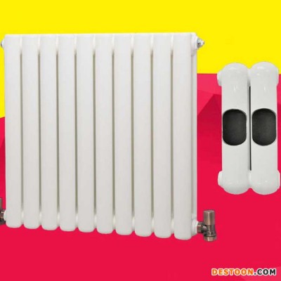 百信昌  钢二柱散热器 钢制散热器 钢制园二柱散热器 家用散热器图1