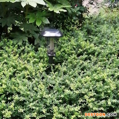 北京户外太阳能灭蚊灯  防水智能用于小区别墅公园景观灭蚊