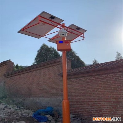 希科 厂家定制太阳能监控杆 视频监控杆 防火监控杆 小区监控杆 立杆