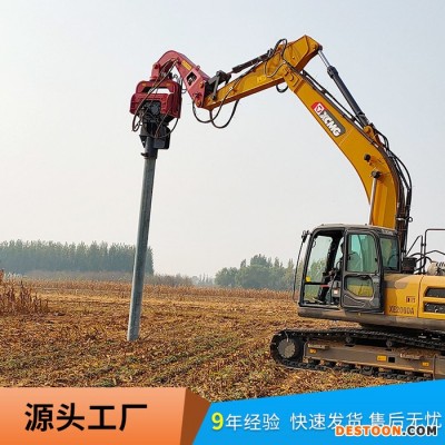 预应力管桩机械型号 北奕机械南京BY-VH250 预应力混凝土管拔打桩机 太阳能打桩机