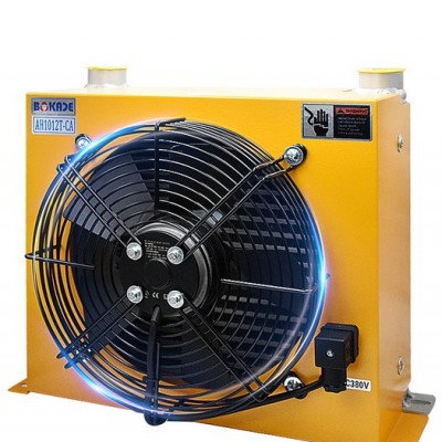 鸿鹏 油温散热器AH/AF系列风冷却器AH0608T 1012T-CA液压站风扇式油温水温降温制冷散热器片