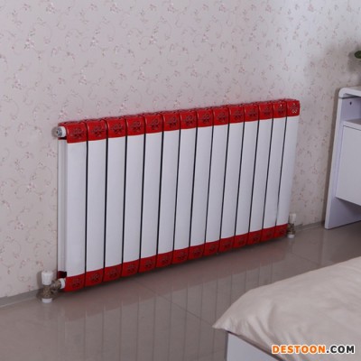 【康博采暖】  厂家直销  散热器  80*80 钢铝散热器   散热器价格  钢铝复合散热器图1