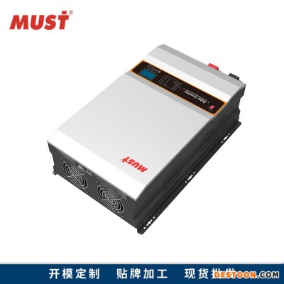 12KW太阳能逆控一体机C220V DC48V 内置MPPT控制器 100A MUST美世乐用于/海岛/车船/畜牧