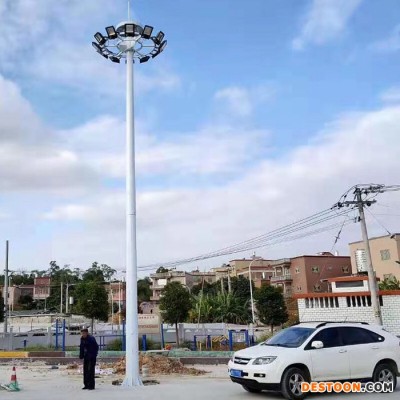 高杆灯厂家定制8米十字路口15m2030米蓝球广场太阳能升降式高杆灯