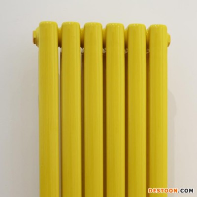 跃春 专业生产  散热器   钢二柱散热器 钢二柱暖气片  各种钢制散热器图1