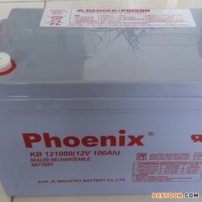 菲尼克斯蓄电池KB121500 12V150AH凤凰太阳能引线蓄电池 UPS电池批发