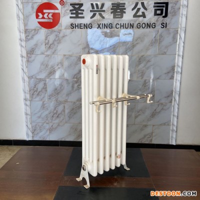 圣兴春 钢四柱散热器 钢制散热器 钢制暖气片 钢制柱型散热器