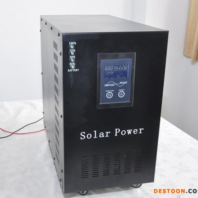 5000W家用太阳能逆控一体机离网太阳能发电系统太阳能发电设备