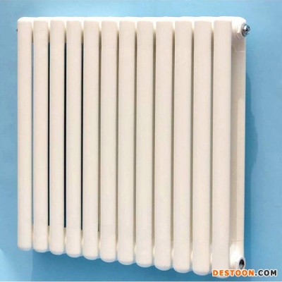 河南散热器批发  家用水暖暖气片 散热器 钢二柱散热器 50*25钢二柱暖气片 长期供应 散热器