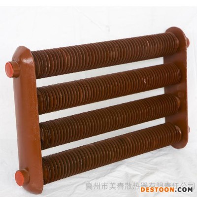 家用的暖气片散热器 钢制高频焊绕翅片 采暖散热器（采暖暖气片）图1
