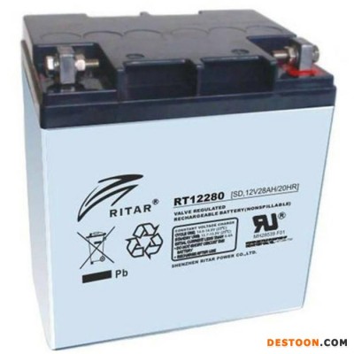 瑞达RITAR蓄电池RT12260 12V26AH/20HR机房配电室 UPS蓄电池 EPS直流屏电池 太阳能光伏发电