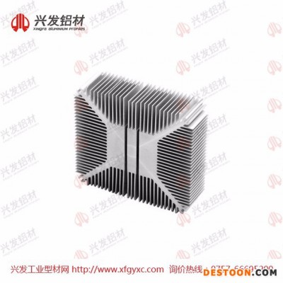 兴发铝材 LED灯具散热器铝型材定制加工|**批发