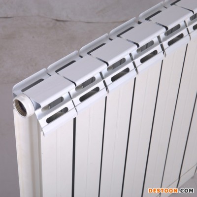 开封钢铝暖气片 钢铝复合散热器 节能型家用暖气片 散热器价格 厂家供应图1