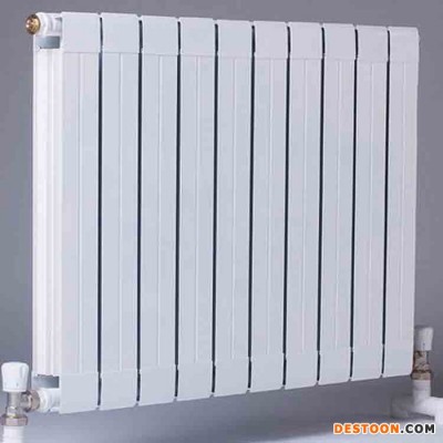 夏洛克 80*80 钢铝复合暖气片批发 钢铝复合散热器 钢铝暖气片 壁挂式散热器