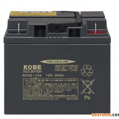 日本KOBE蓄电池HV17-12A神户蓄电池12V17AH铅酸电池 精密仪器 消防应急电源电池 太阳能系统蓄电池