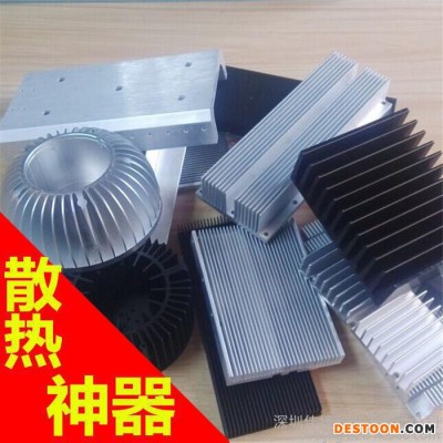 cooljag佳捷豹订制加工铝型材散热器LED照明铝合金散热器五金电子类散热板图1
