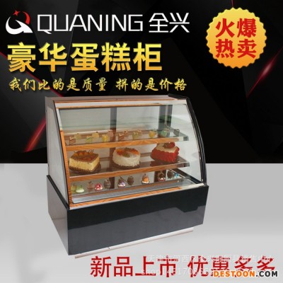 蛋糕柜冷藏展示柜台式立式直角冰柜前开门水果熟食保鲜柜风冷定做图1